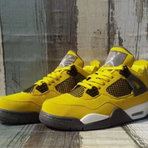 NIKE AIR JORDAN 4 Retro CT8527-700 Lightning Yellow Shoes - Men’s 12