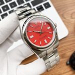 Rolex Oyster Perpetual 31mm red dial 277200 Pre-Owned 2020