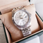 Rolex Datejust 41 M126334-0004 126334-0004 Oystersteel and 18ct White Gold Silver Dial
