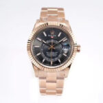 Rolex Sky-Dweller Gold 336938-0002 Brand rose  gold with black face