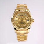 Rolex Sky-Dweller Gold 336938-0002 Brand gold wire with gold face