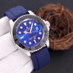 Rolex Yacht-Master Rose Gold 18 Carat Coasted Watch green face with black border