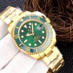 Rolex Submariner Date 40 M116618LN-0001 116618LN-0001 18ct Yellow Gold  green dial