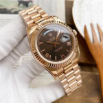 Rolex Day-Date 40mm President 18kt YG White Dial 228238 Bevelled Deconstructed copper wire