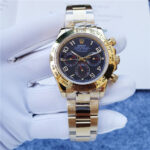 Rolex Yellow Gold Cosmograph Daytona Blue Arabic Dial 116508 bla 40mm watch