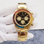 Rolex Men's Watch* Flying Over the Rainbow --- Rolex Rainbow Daytona Real Platinum Eyes