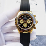 Rolex Cosmograph Daytona 116518LN BKCHOF – Yellow Gold, Black/Champagne Dial, Oysterflex Strap
