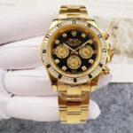 Rolex Cosmograph Daytona 126508 Black Dial Diamond Markers Watch