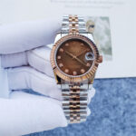 Rolex Datejust 126331 31mm Chocolate Diamond Dial w/ Two Tone Jubilee Bracelet
