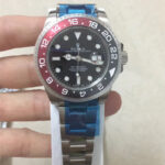 Rolex GMT Master II Everose Gold black dial with red and black border 116718LN-0002