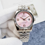 Rolex Datejust 36 Pink Floral Dial Women's Watch 116234-0117