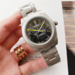Automatic Mechanical Watches for Men: 40mm Stainless Steel Waterproof Wristwatch  special design black dress