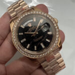 Rolex Day-Date 40mm 228345RBR Eisenkiesel Dial Gold Markers