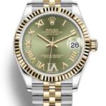 Rolex Datejust 31 M278273-0015 278273-0015 Oystersteel and 18ct Yellow Gold Olive Dial