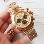 Rolex Daytona 116505 Clean Factory 18K Gold PVD Plated Steel Case 40mm Super Class