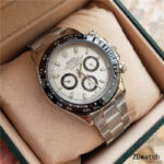 Rolex Cosmograph Daytona Black Ceramic Bezel 116500LN Stainless Steel Black Dialwhite face with black border