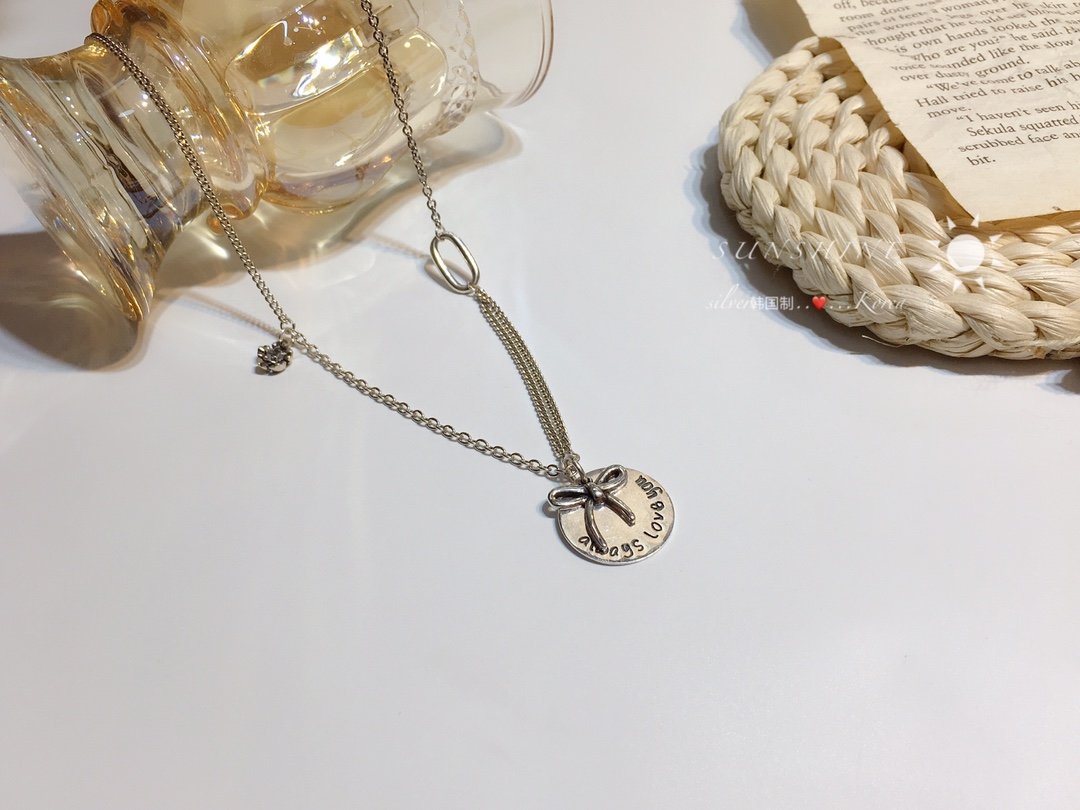 Romantic projection series fun and cute. Apple projection set chain burst out [color] Give you the best blessing of my love 925 sterling silver Platinum rose gold two colors available. Hot products are coming 6 - Image 4