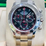 Rolex Daytona 116509 Cosmograph 40mm Black Racing Dial 18K White Gold Box/Paper