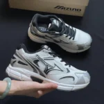 Mizuno Speed2k Mesh Unisex Running Shoe Silver White Black - E-SEVEN STORE