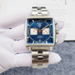 Rare Tag Heuer Grand Prix de Monaco Historique blue dial (w/Bespoke Strap) CBL2114.FC6486 (Copy)