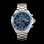 Tag Heuer Green Chronograph  Size 44 mm Automatic Steel Men's Watch CAZ201H blue dial