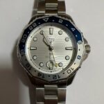 Tag Heuer Aquaracer Automatic Blue Dial Batman Bezel Men's Watch WBP5114.FT6259 white dial silver metal strap