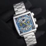 New Tag Heuer Monaco Chronograph Automatic Titanium Men's Watch CBL2188.FT6261  silver white wire