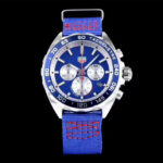 TAG HEUER Formula 1 Chronograph CAZ101E Men's Watch From Japan G0205 green wire