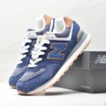 New Balance 574 2E Wide 'Natural Indigo Maple