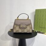 Underarm bags, imported denim fabric, high-end quality, gift bag invoice DD55019504 brown